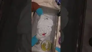 Trying ajax powder on dish soap overload 