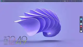 My Boring KDE Plasma Desktop on Manjaro Linux with 