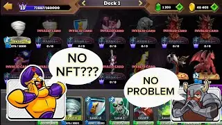 NFT player not using NFT cards??? | Castle Crush Gameplay