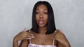 Super Affordable Blunt Bob Lace Wig Under $120 for Summer OMGQueen Hair