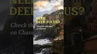 HEAVY THUNDERSTORM ON ITALIAN RIVIERA | CRASHING WAVES & RAIN SOUNDS FOR SLEEP, 10 HOURS WHITE NOISE