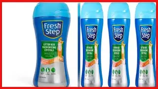 Fresh Step Cat Litter Crystals In Summer Breeze Scent  Cat Litter Box Deodorizer