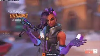 OVERWATCH  Ranked Sombra gameplay