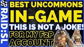 RAID SHADOW LEGENDS | UNCOMMON TIER LIST! WHO WILL I USE?