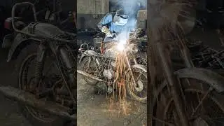 Old bike Rajdoot 175 Restoration | From Rust to Reborn #shortvideo #shorts