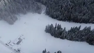 Ski slope Starina, minus 11 degree Celsius | Ски писта Старина, минус 11 градуса Целзии | DJI MINI 2