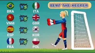 Beat The Keeper || Quarter Finals|| Marble Soccer Race Tournament No 12