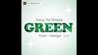 Make Easy Clipping Mask Text in Adobe Illustrator
