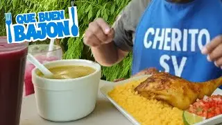 Tradicional Sopa de gallina en la Barranca, Sonsonate. 😋 ¡Que buen Bajón! 