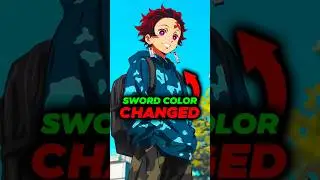 Tanjiro&rsquo;s Black Sword EXPLAINED &ndash; Demon Slayer Theory #demonslayer #shorts