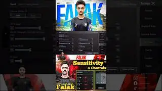 Falak PUBG Sensitivity & Control code revealed live 🔥 PUBG ZERO RECOIL SENSITIVITY ✅ @falakpubgm 🏆