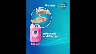 On the go? At home? | Safe Shield Hand Sanitizer | Parryware Safeessentials
