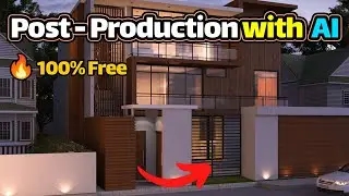 Turn Any Render into a Photorealistic Image | Post-Production Tutorial with Photoshop & AI