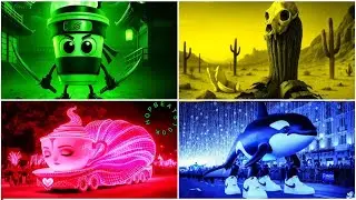 ITALIAN BRAINROT EXE 4 COLORS 4 MUSIC🎧#ItalianBrainrot​ #TungTungTung​ #TralaleroTralala​ #lyrics​