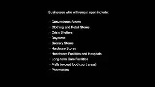 COVID-19: Business Closures in Tulsa