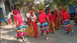 रूपालो घाघरो || Arjun R Meda 2025 || aadivasi Timli dance road show || आदिवासी टिमली डांस