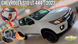 COM 13.3% DE DESCONTO PARA PRODUTOR RURAL ESSA É A CHEVROLET S10 LT 4X4 DIESEL CD 2023! POR 251 MIL.