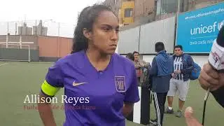 Allison Reyes ,futbolista de liga femenina de Alianza Lima