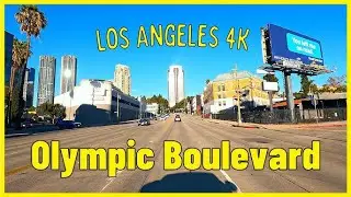 OLYMPIC BOULEVARD Drive 4K | Realistic POV Driving in LOS ANGELES