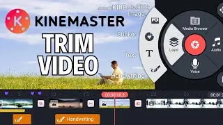 How to Trim video in Kinemaster 2024?