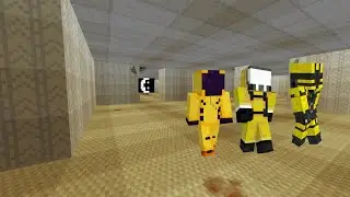 Hunted in the Backrooms in MINECRAFT!!