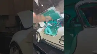 SUPER CLEAN MERCEDES GULL WING ON A TESLA MODEL 3 CHASSIS AT SEMA 2023