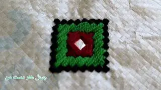 گل جدید گراف دوزی در بوجی پلاستکی afghani hand embroidery
