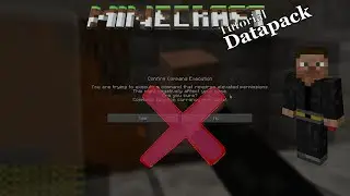 Minecraft Datapack Tutorial [1.21.6+] #021 - run_command Sicherheitesabfrage entfernen - Trigger