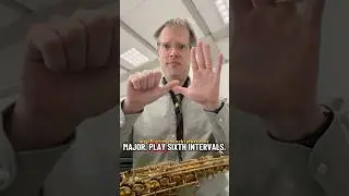 play 6th #intervals within #cmajorscale #jazz #eartraining #musictutorial #music #saxophone #solosax