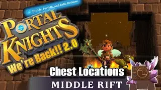 ✨Portal Knights: Как найти все сундуки в Разломе? Средний Разлом. Дополнение &laquo;Эльфы, разбойники и разломы&raquo;.