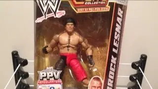 WWE ACTION INSIDER: Brock Lesnar Elite BOPPV ToyRus Wrestlemania 29 Mattel exclusive build a figure