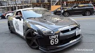 Nissan GT-R Police Car & American Muscles - Corsa America Rally Arrival (Part 1)