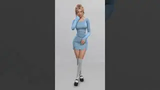MODERN CINDERELLA?! 🩵 #thesims #thesims4 #ts4 #createasim #sims