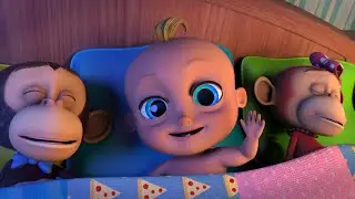 Diez en la Cama - Canciones Infantiles | Rima Infantil LooLoo Kids en espa&ntilde;ol