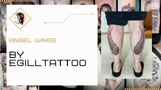 Angel Wings Tattoo time-lapse