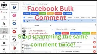 Facebook Comment Tool | No Duplicate Comments | Smarter Facebook Automation with JarveePro
