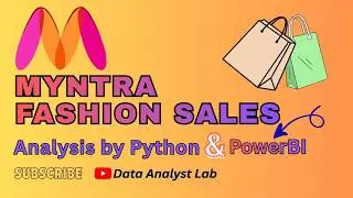 Myntra Products Sales Project Analysis by Python & PowerBi