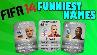 FIFA 14 - Funniest Names | Squad Builder On PS4! #1