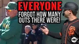 NEVER seen this before: Everyone FORGOT how many OUTs there were!