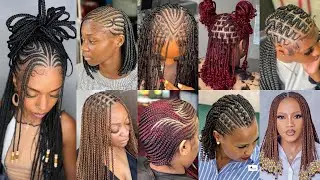 💯🔥Latest Cornrow Braiding Hairstyles Ideas for Black Women|Trending Braids Hairstyles Picture ideas