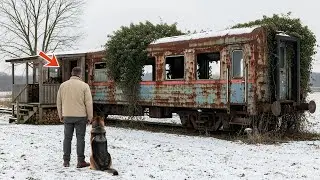 Thrown Out in &minus;25&deg;F Cold &mdash; A Veteran and His Dog Turned a Forgotten Railcar into Shelter