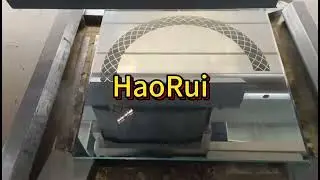 Haorui laser etching machine, three in one equipment.#mirror #glass #frosting #laseretching