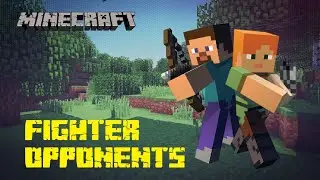 MINECRAFT: FIGHTER OPPONENTS IN ONE BLOCK CHALLENGE!!! #2