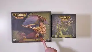 Dragori Games | Tanares RPG Kickstarter | Unboxing | Gold Dragon & Tarasque Premium Miniatures
