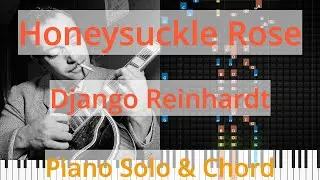 🎹Solo & Chord, Honeysuckle Rose, Django Reinhardt, Synthesia Piano
