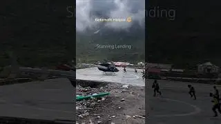 Stunning Kedarnath Helicopter Landing | Har Har Mahadev⚡ | Helipad | June 2025 Yatra #jaibholenath