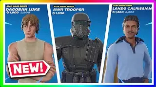 Fortnite Shop *NEW* (Star Wars) AWR Trooper, Dagobah Luke, & Lando Calrissian Bundles! 🌸 May 3, 2024
