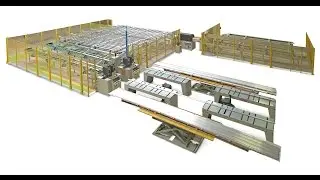 Thermal break assembly line lay out 51 and 57