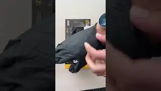 Raven nitrile black gloves unboxing #unboxing #nitrilegloves #gloves