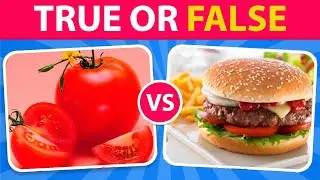Food quiz | Food Quiz Challenge | Guess true or false